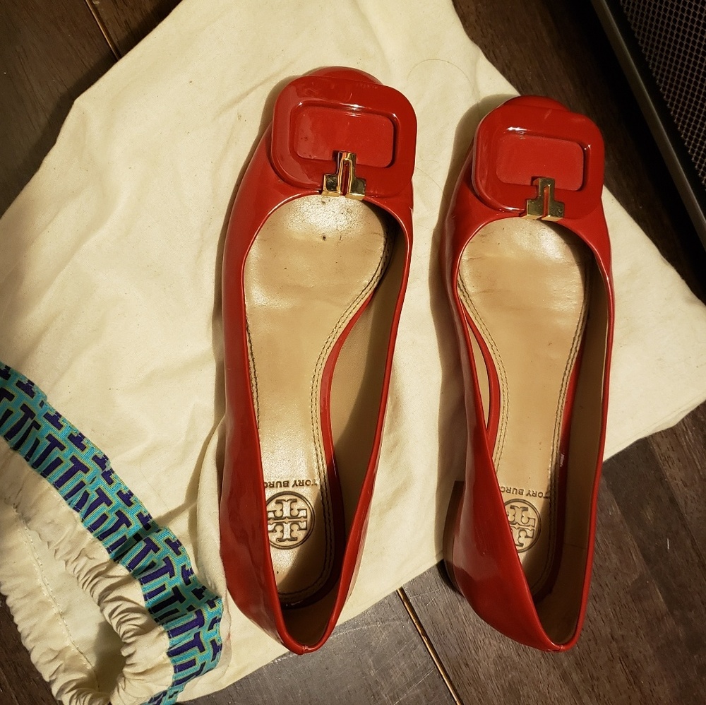 Tory Burch Red flats